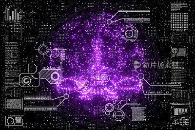 Neural Networks Circuitry Close Up